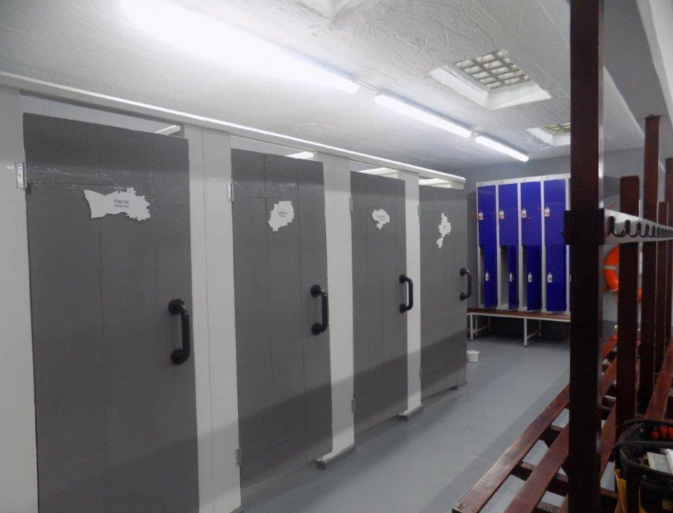 What a transformation at La Vallette changing rooms!