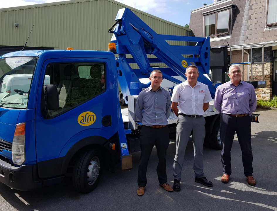 AFM take delivery of MEWP vehicle
