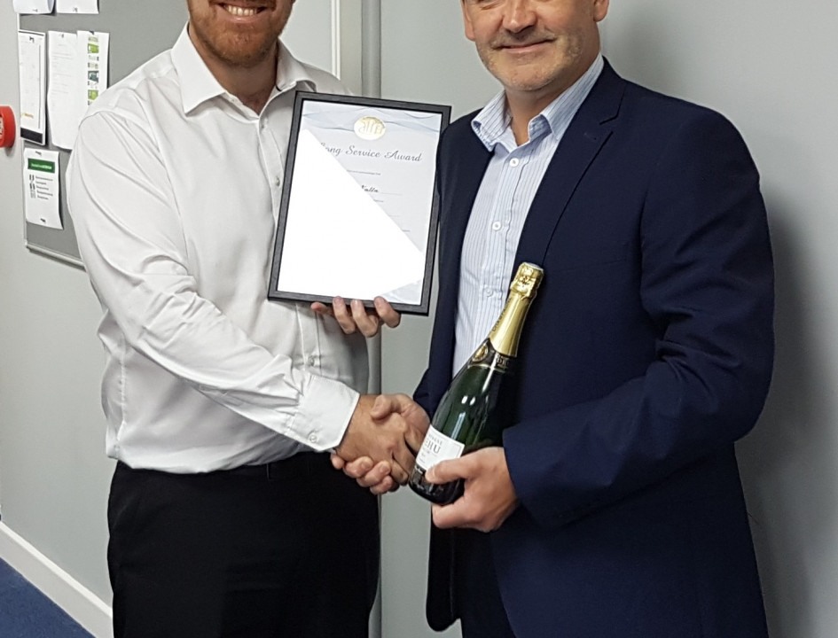 Finance Director reaches 10 year anniversary