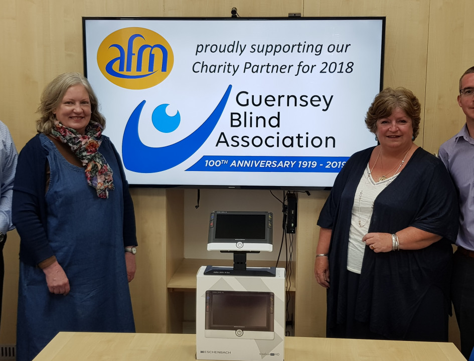 AFM Guernsey donate state of the art reading equipment.